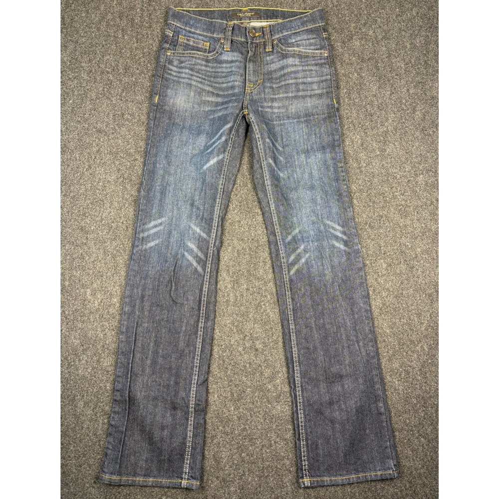 Cody James Jackson Slim Straight Jeans Mens 31x34.5 Dark Wash Blue Denim Western